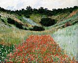 Claude Monet Poppy Field In A Hollow Near Giverny painting